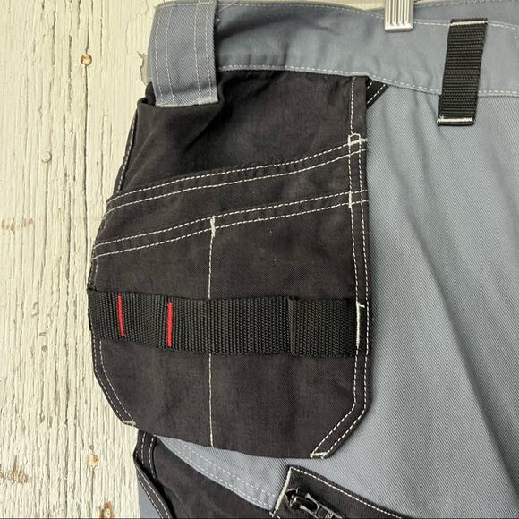 BLAKLADER Men's X1600 Work Pants Grey/Black 42/30 - Picture 5 of 11